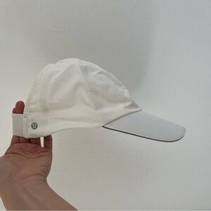 Lululemon Fast and Free Run Cap in White
